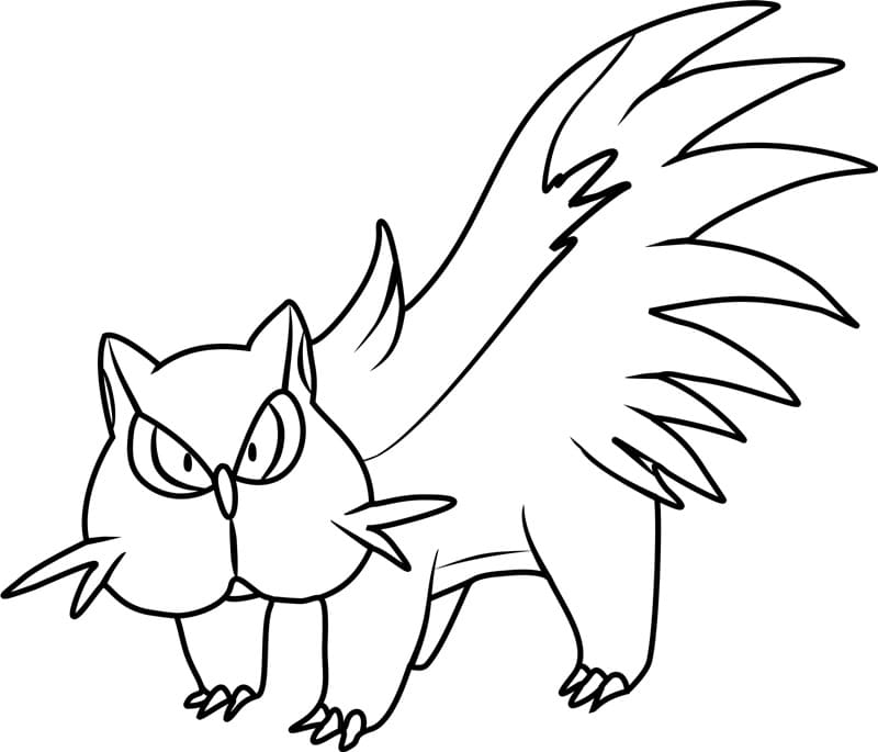 Stunky Pokemon coloring page