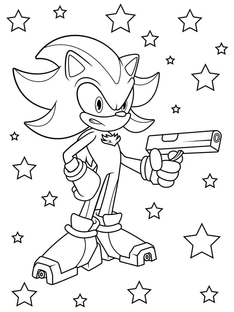 Shadow is Holding Gun