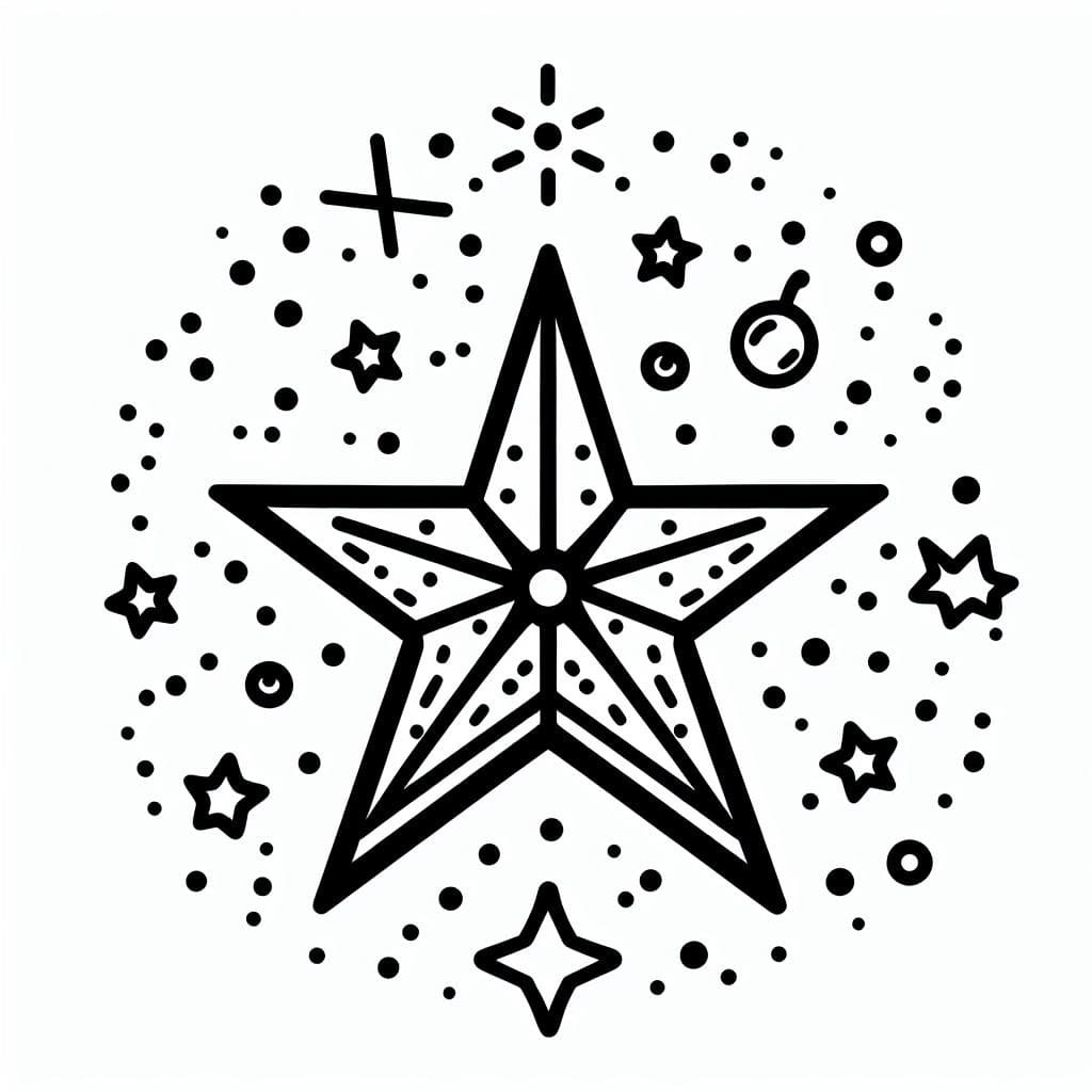 Free Printable Christmas Star