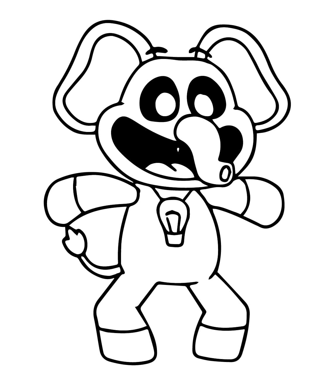 Joyful Bubba Bubbaphant coloring page