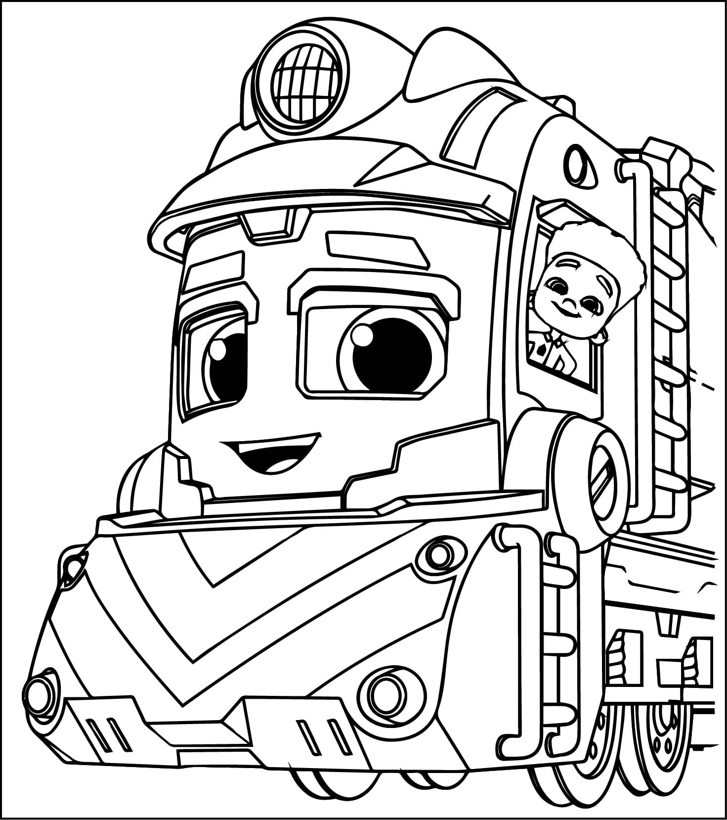 Printable Mighty Express coloring page - Download, Print or Color ...