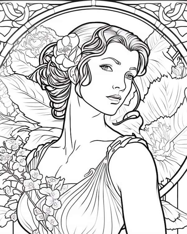 Fairy Coloring Pages For Adults ...