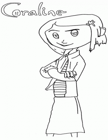 coraline coloring pages - Clip Art Library