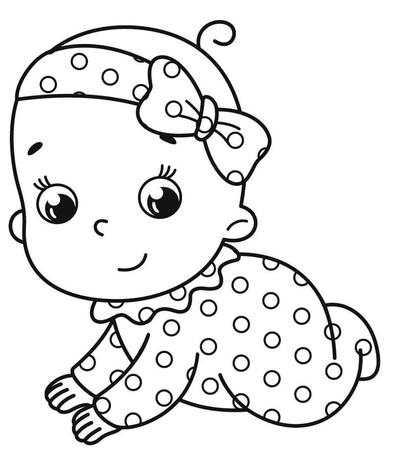 Baby Coloring Pages - Free Printable Coloring Pages for Kids