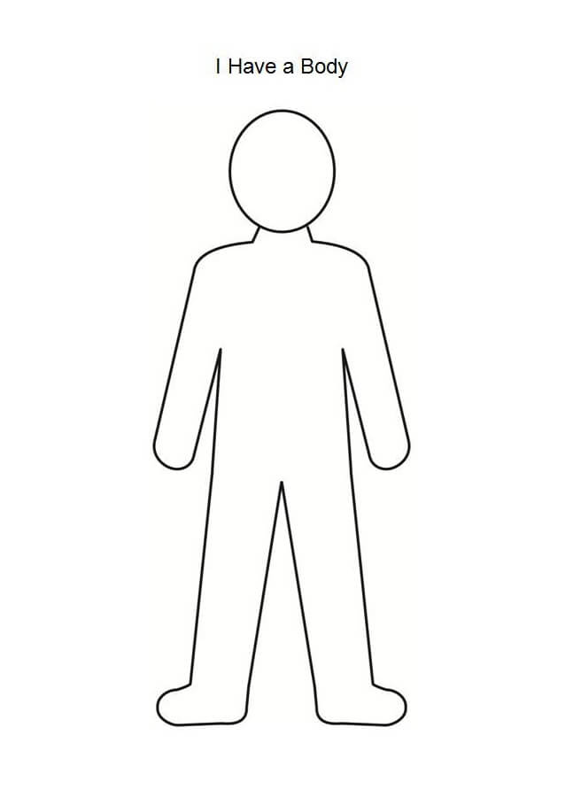 Walking Person Outline Coloring Page - Free Printable Coloring Pages ...