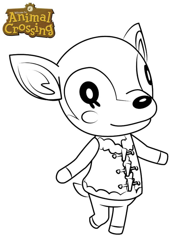 64 Coloring Pages Animal Crossing  Latest