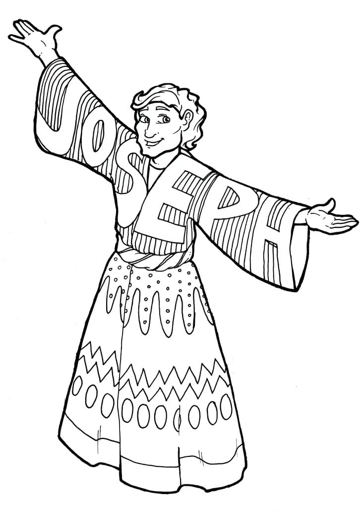 Joseph Dream Coloring Page