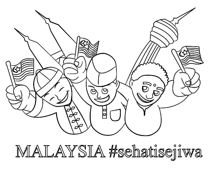 Malaysia Flag Coloring Coloring Pages