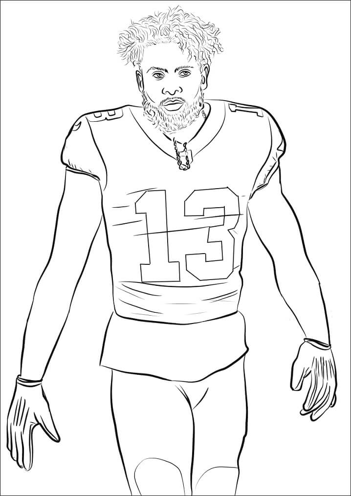 Coloring Pages Of A Football