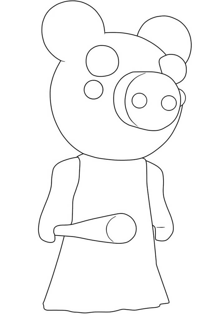 Piggy Zizzy Kleurplaat Kolorowanka Colorat Coloriage Desene Cu | Porn ...