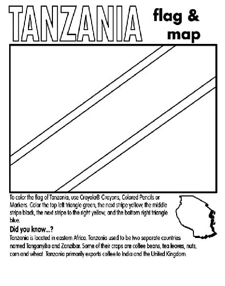 Tanzania Coloring Pages - Free Printable Coloring Pages for Kids