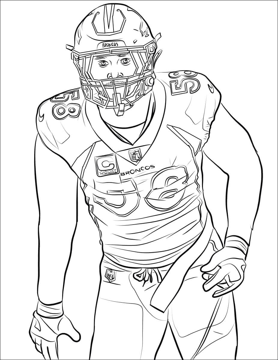 Coloring Pages Of A Football