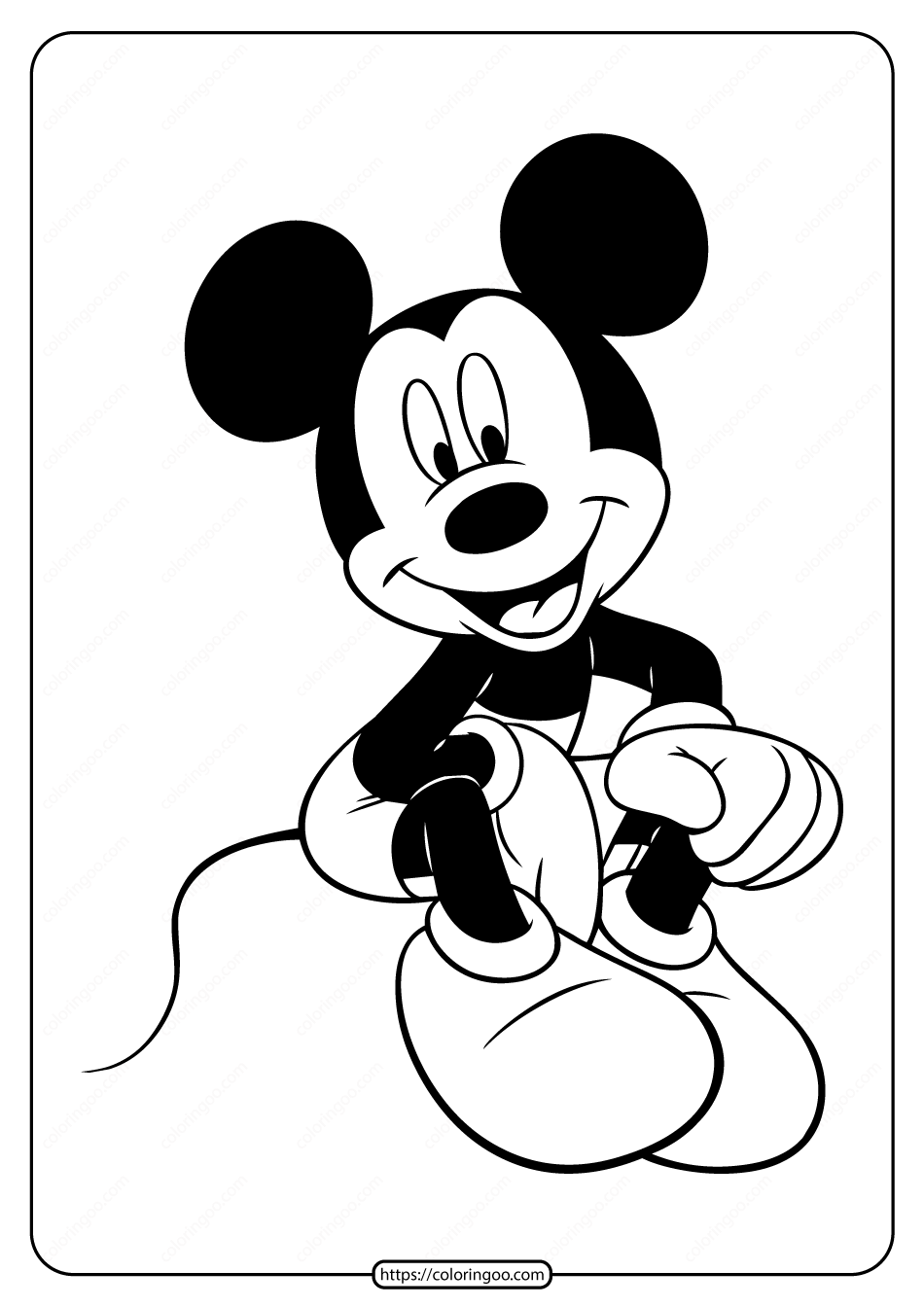 Free Printable Mickey Mouse