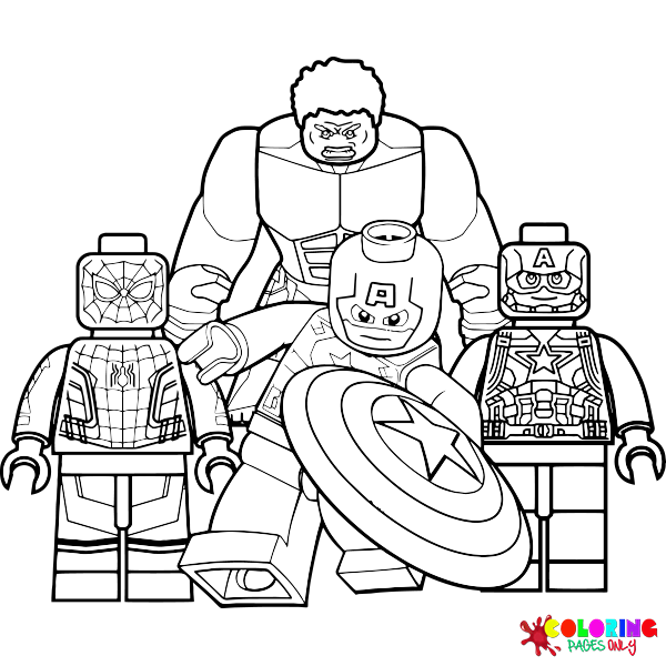 Lego Coloring Pages