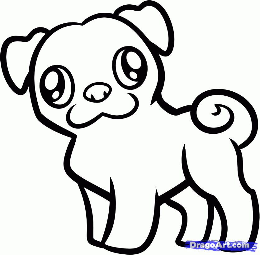 Printable Pug Coloring Pages - Printable Blank World