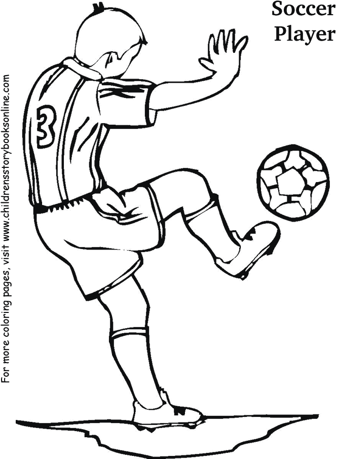 Printable Soccer Coloring Pages - Printable World Holiday