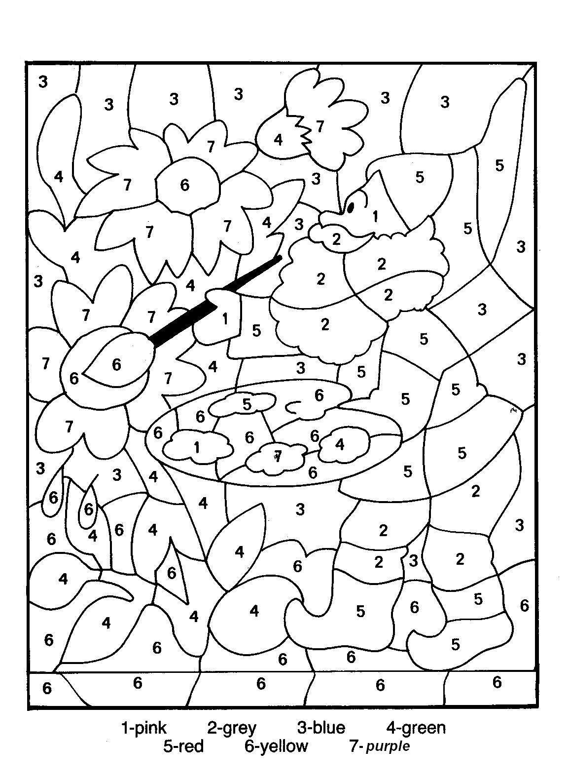 free printable number coloring pages for kids - nicoles free coloring ...