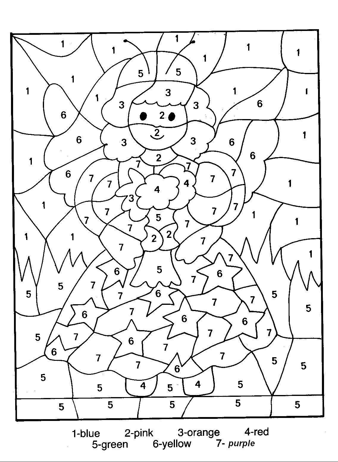 Number Coloring Pages Printable