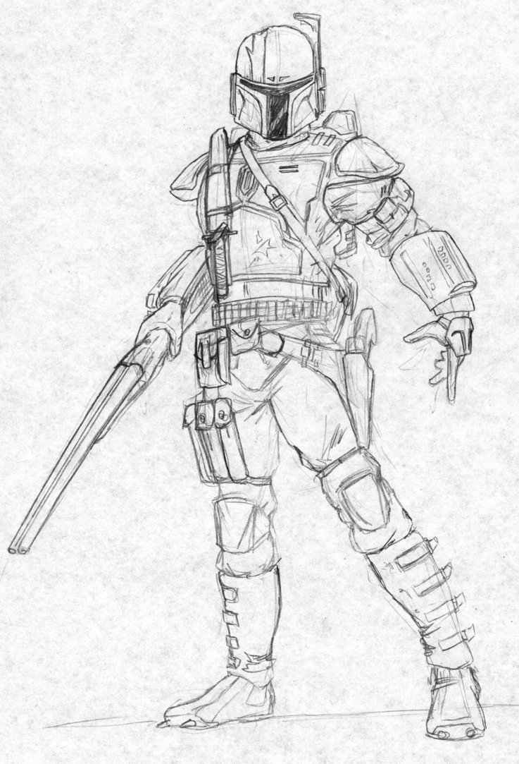 The Mandalorian Coloring Pages