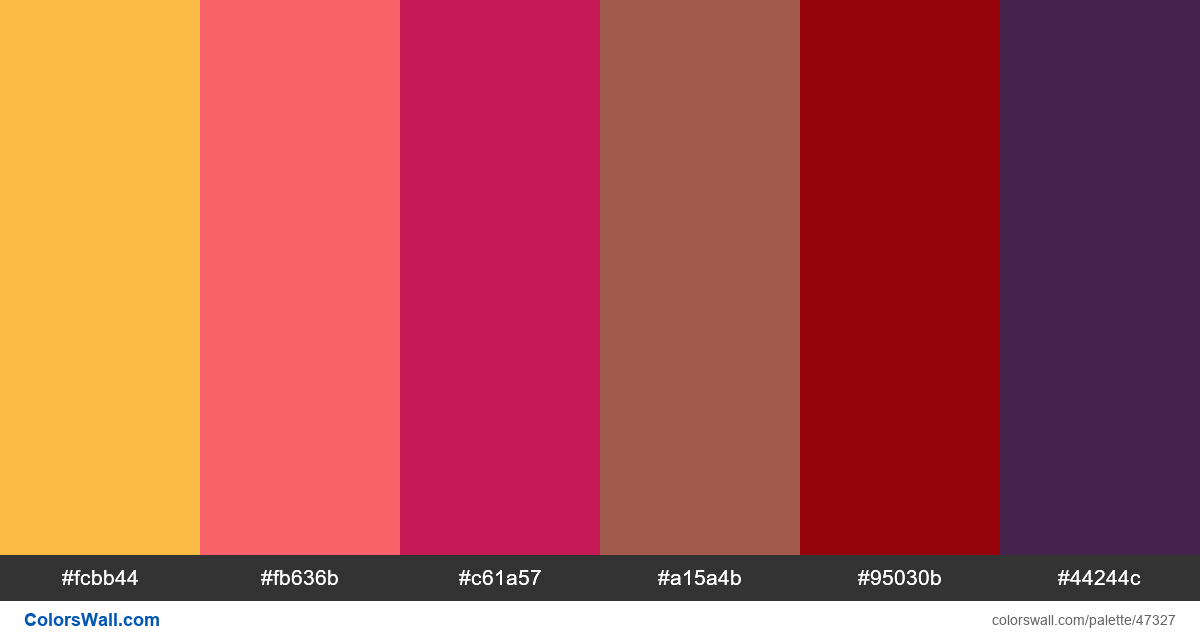 1980s Color Palette