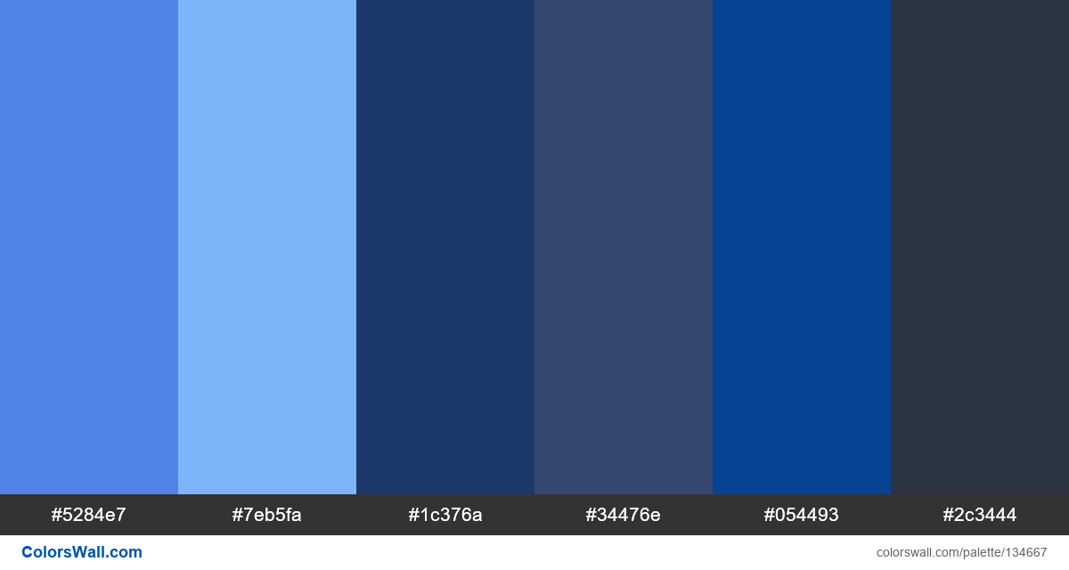 Blue dark illustration ui colors | ColorsWall