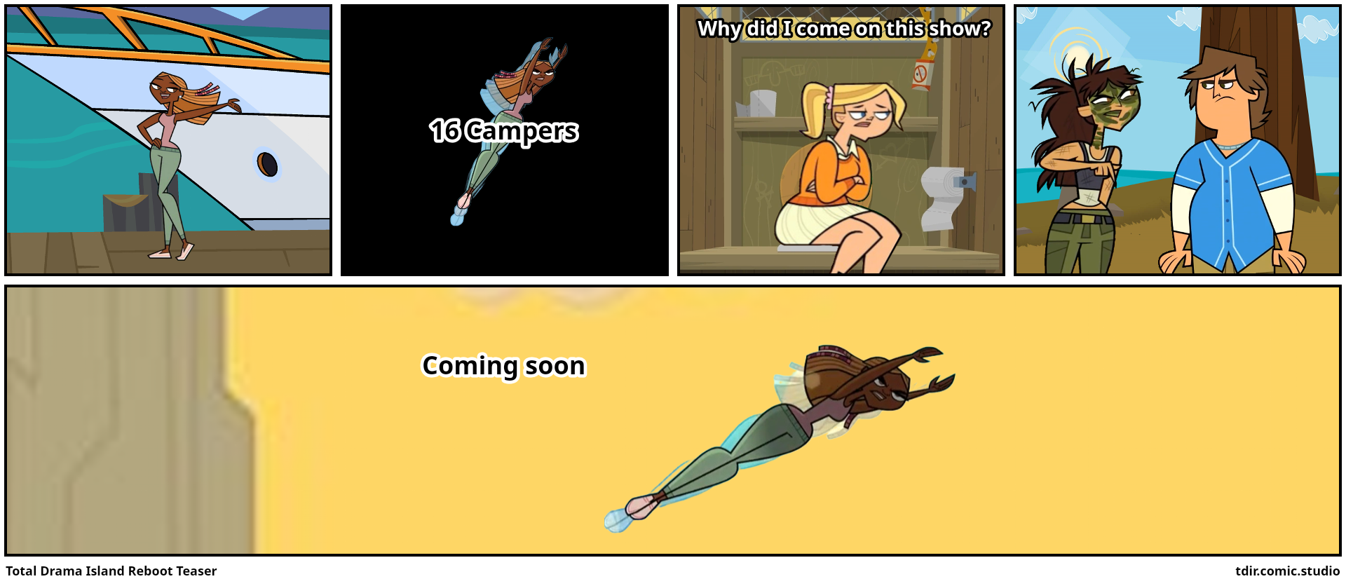 Total Drama Island Reboot Teaser - Comic Studio