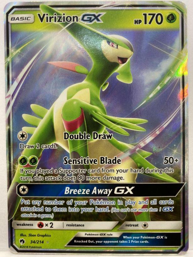 Virizion GX #34 Prices | Pokemon Lost Thunder | Pokemon Cards