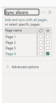 Solved: Sync identical slicers on 2 seperate pages - Microsoft Fabric ...