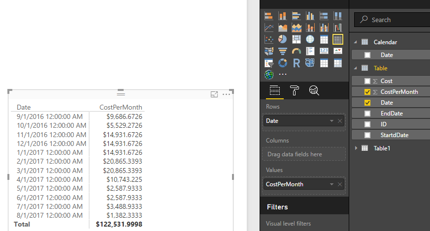 Solved: Re: Splitting Values between months of two dates - Microsoft ...