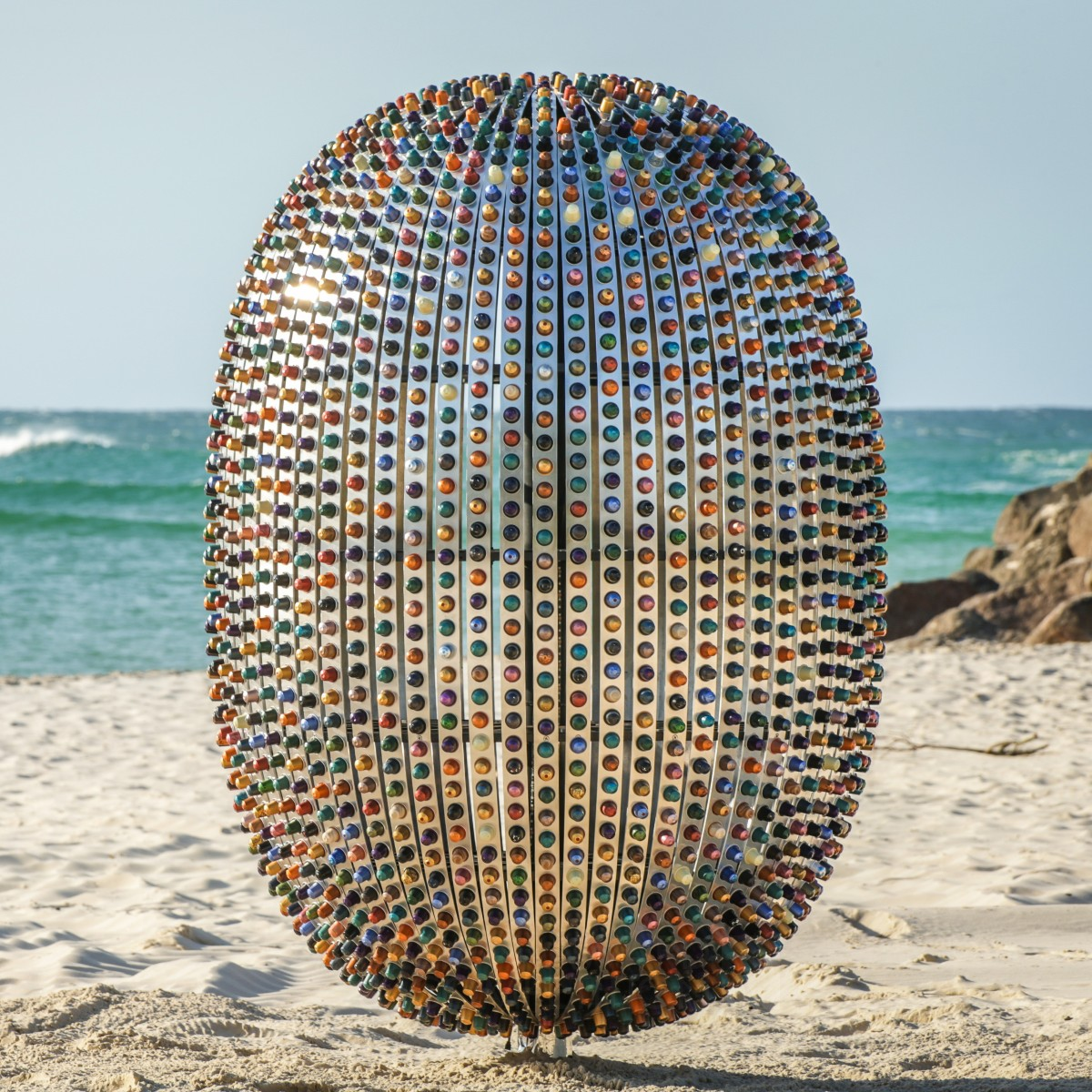 Superegg Sculpture Installation