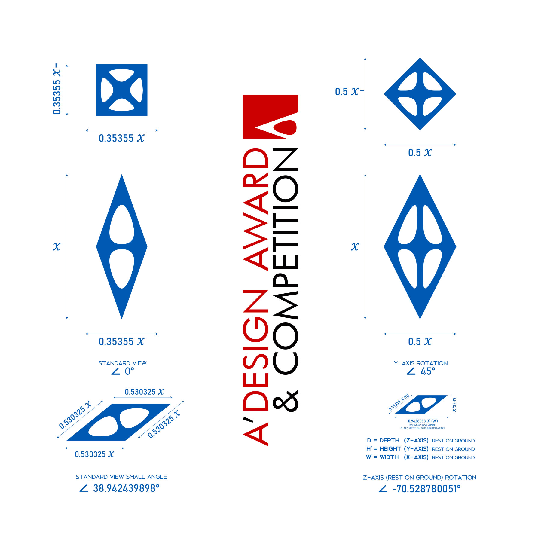 Omega Particle Technical Drawings