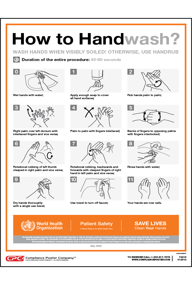 Hand Washing Technique Poster Discount Factory | www.normanfinkelstein.com