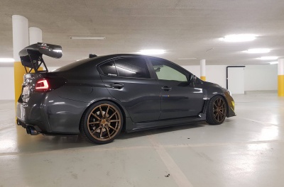 Subaru WRX Concaver CVR4 Brushed Bronze