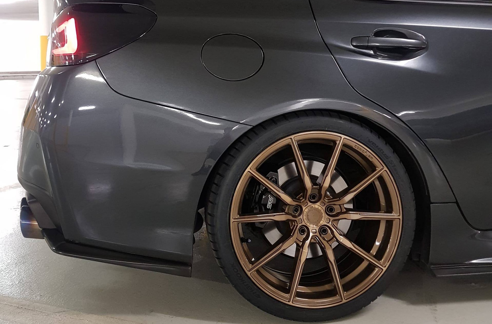 Subaru WRX Concaver CVR4 Brushed Bronze