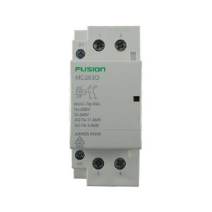 modular contactor 2 pole 63amp 2 NO