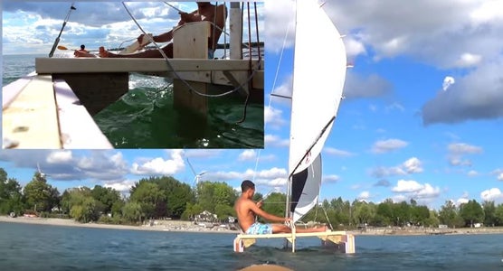 DIY Styrofoam Catamaran