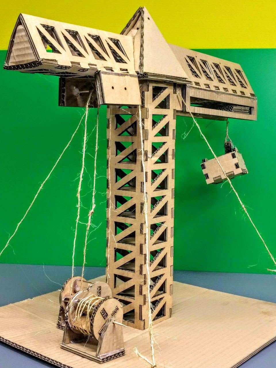 Cardboard Crane 