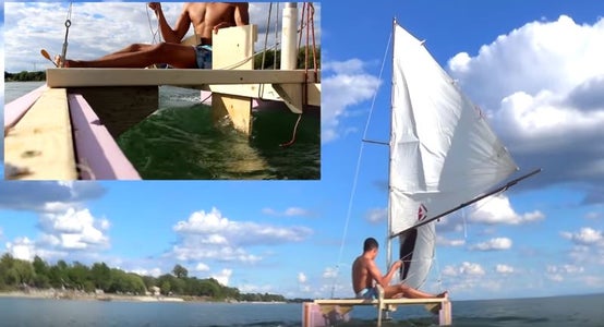 DIY Styrofoam Catamaran