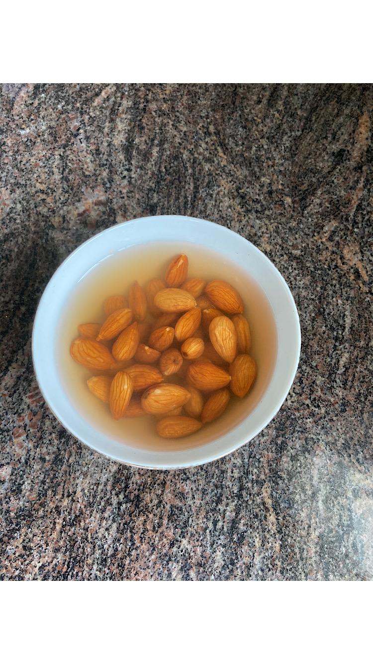 The Almonds for on Top of the Cookies