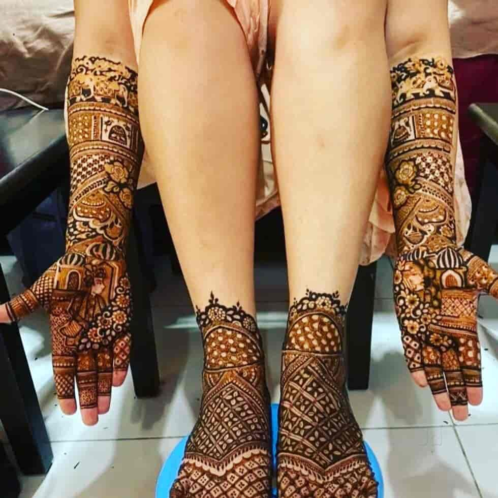 Kushi Mehandi Designs in New Hafeezpet,Hyderabad - Best Mehendi ...