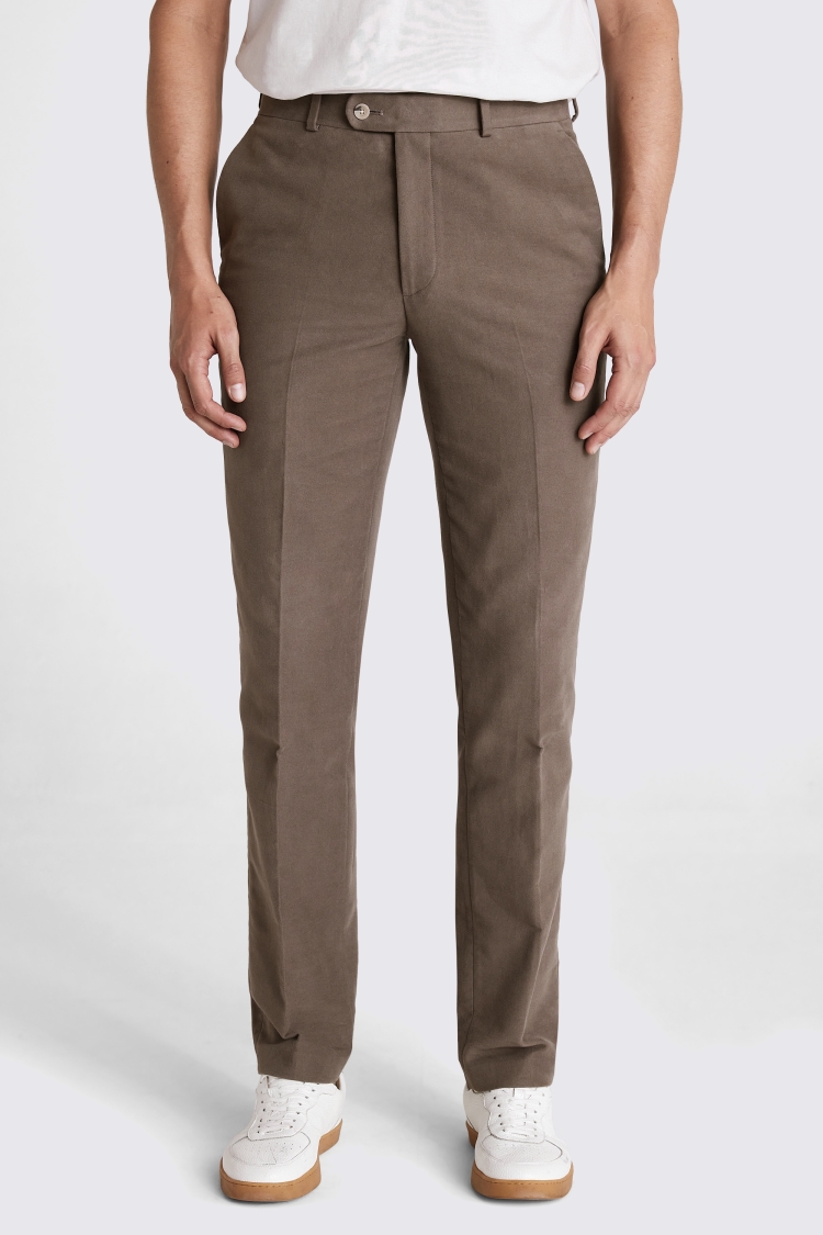 Taupe Moleskin Trousers