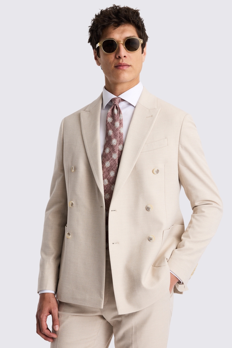 Slim Fit Camel Suit