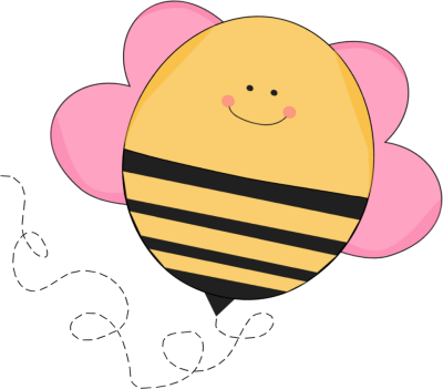 Chubby Pink Flying Bee