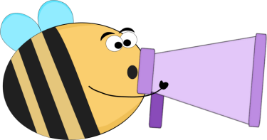 Funny Bee Yelling into a Bullhorn