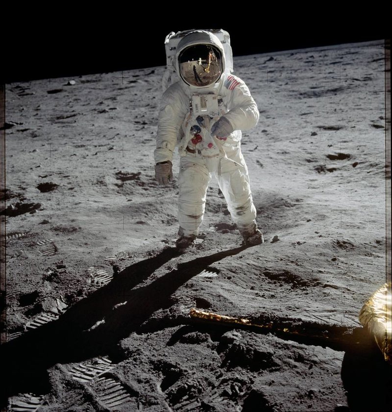 Buzz Aldrin en la Luna