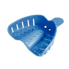 Tray-Aways® Disposable Impression Trays – Perforated, Blue, 12/Pkg