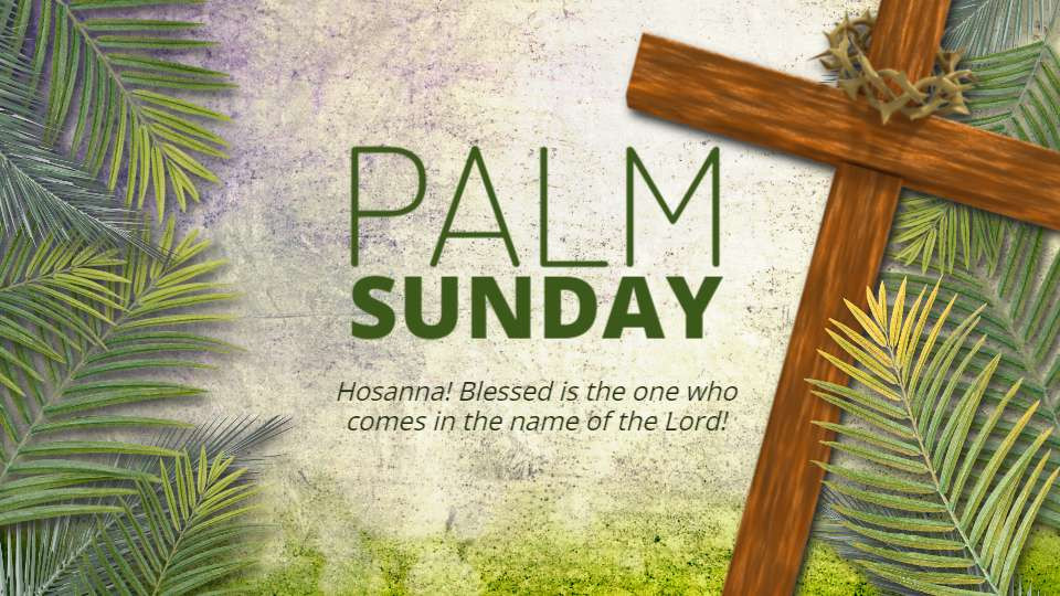 Palm Sunday Background Powerpoint