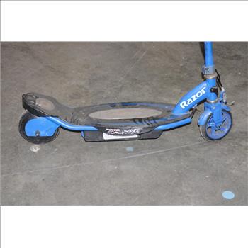 Razor Electric Scooter, Black And Blue