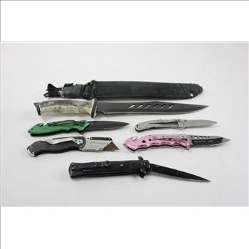 Tac-Force Knife And Other Knives, 6 Pieces