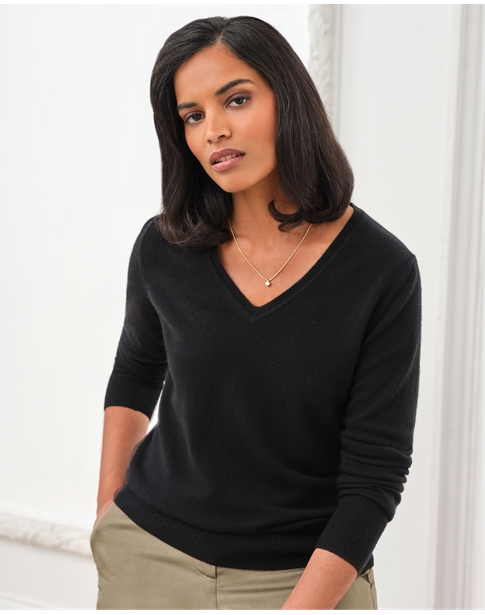 Cashmere V Neck Sweater